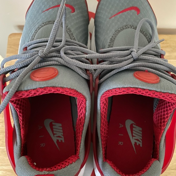 Nike Air Presto (Cool Grey/Gym Red) - Picture 4 of 9